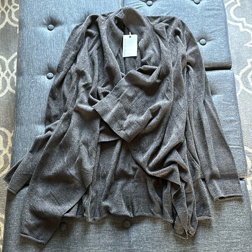 Barefoot dreams open cardigan